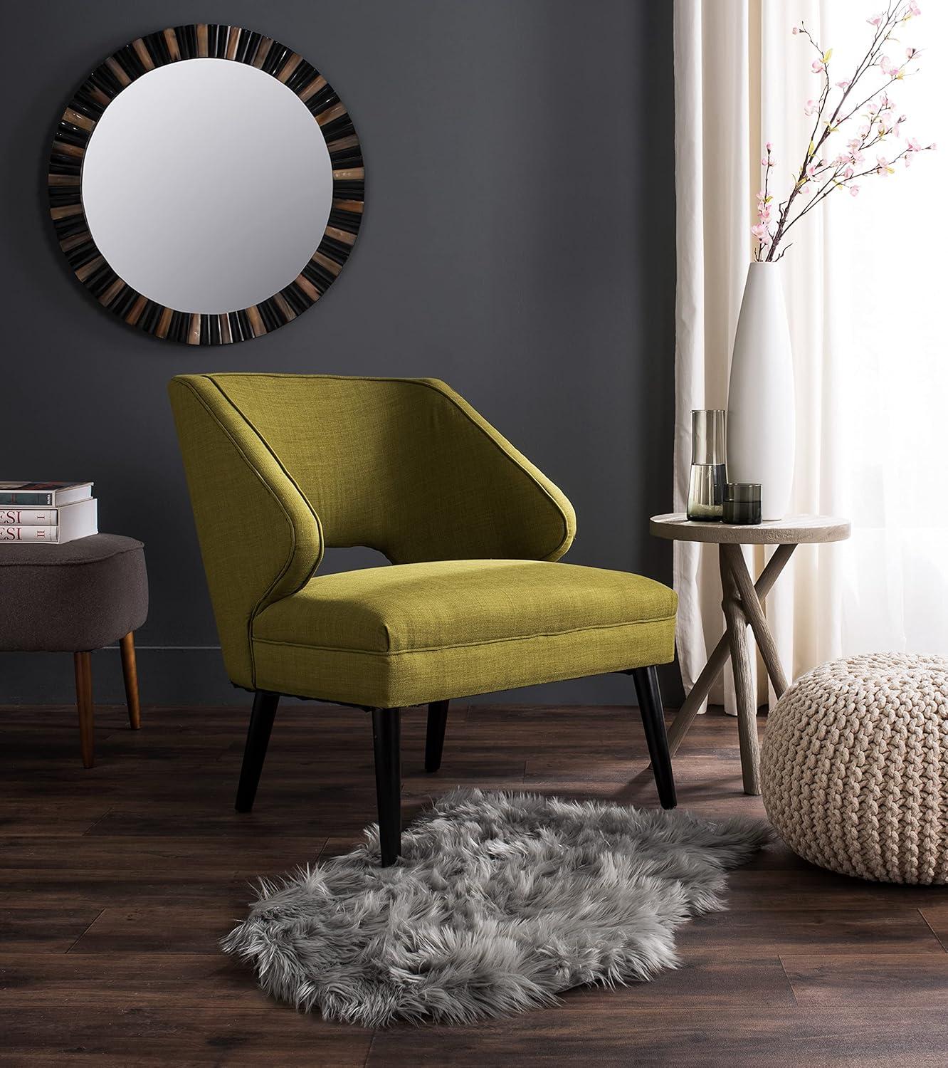 Faux Sheep Skin FSS115 Power Loomed Accent Rug - Grey - 2'x3' - Safavieh.