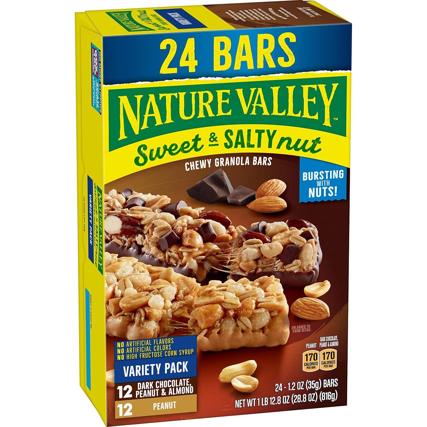 Variety Pack Sweet and Salty Nut Granola Bars