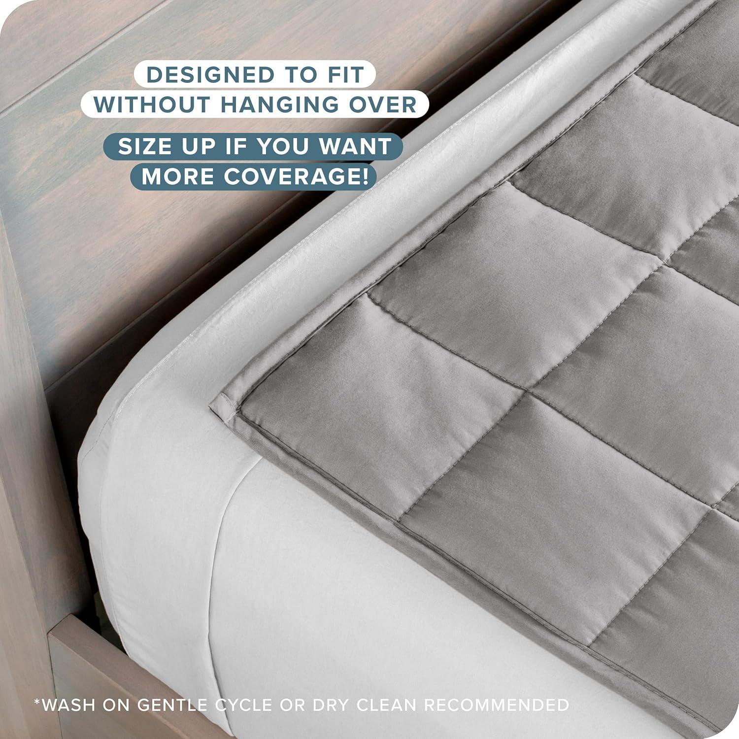 Bare Home Cotton Twill Weighted Blanket