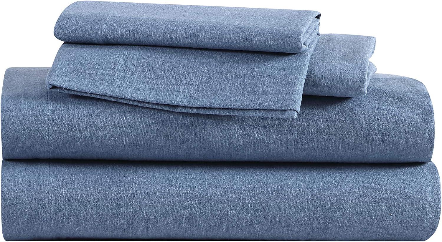 Eddie Bauer Eddie Bauer Solid Cotton Flannel Sheet Sets