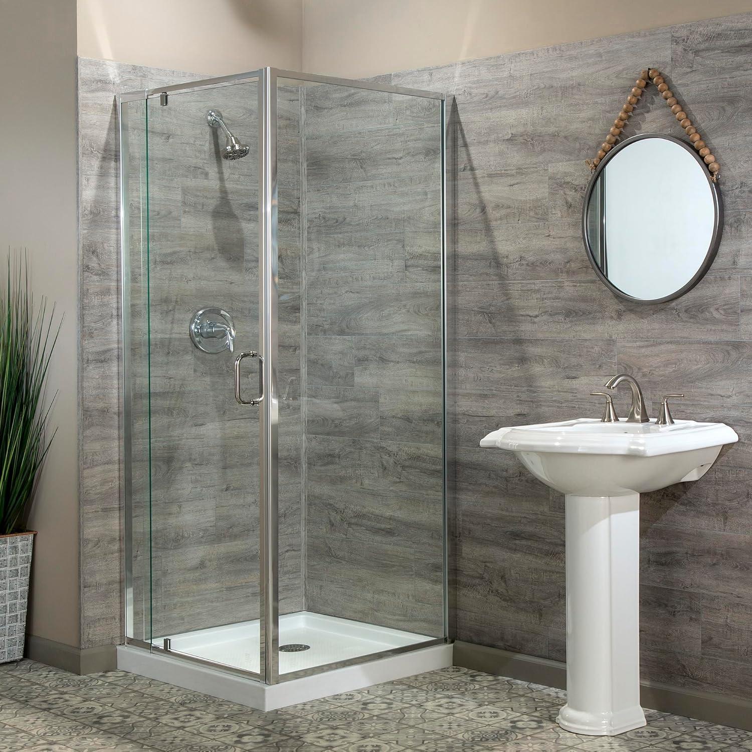 Palisade 23.2 in. x 11.1 in. Tile Shower and Tub Surround Kit