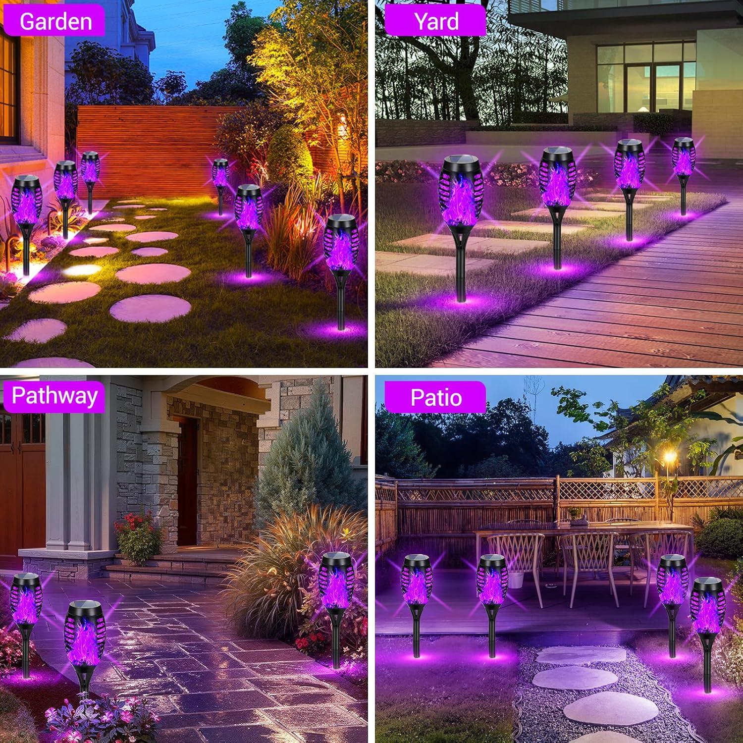 The Holiday Aisle® 8 Pack Halloween Decorations Outdoor, Halloween Solar Lights for Halloween Decor