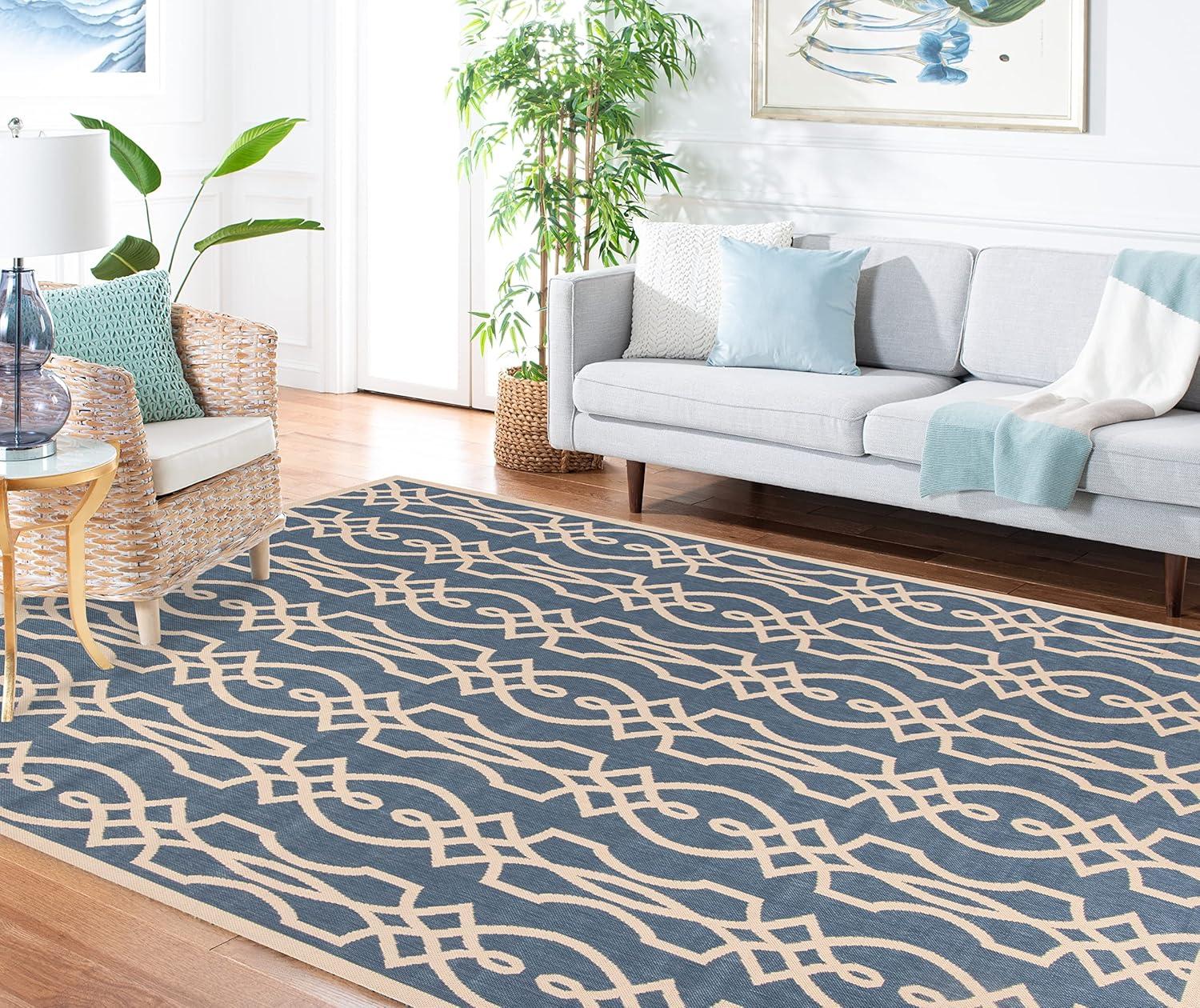 Villa Screen Performance Geometric Rug