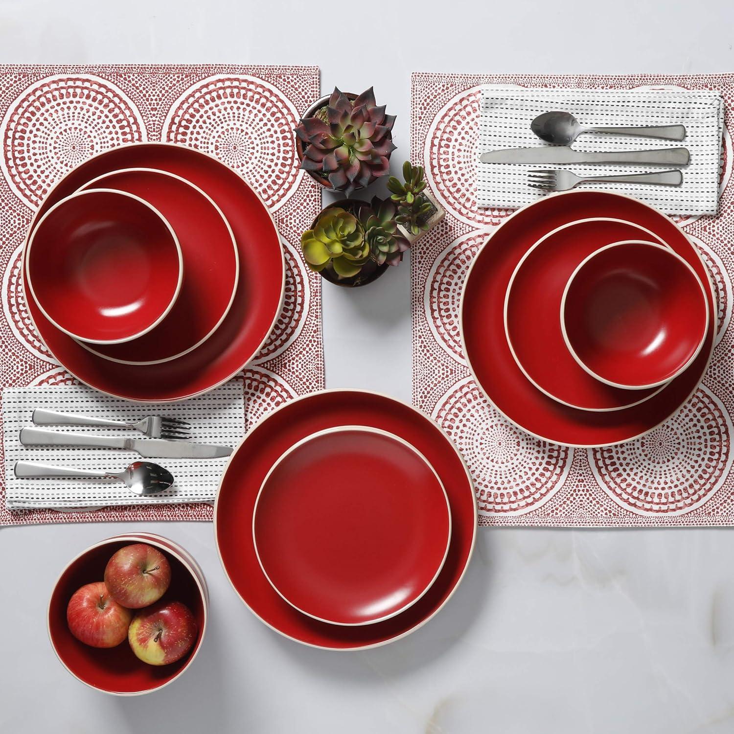 Rockaway 12 Piece Dinnerware Set