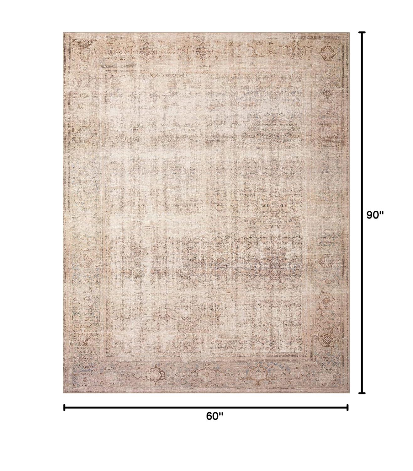 Georgie Oriental Ocean/Sand Area Rug