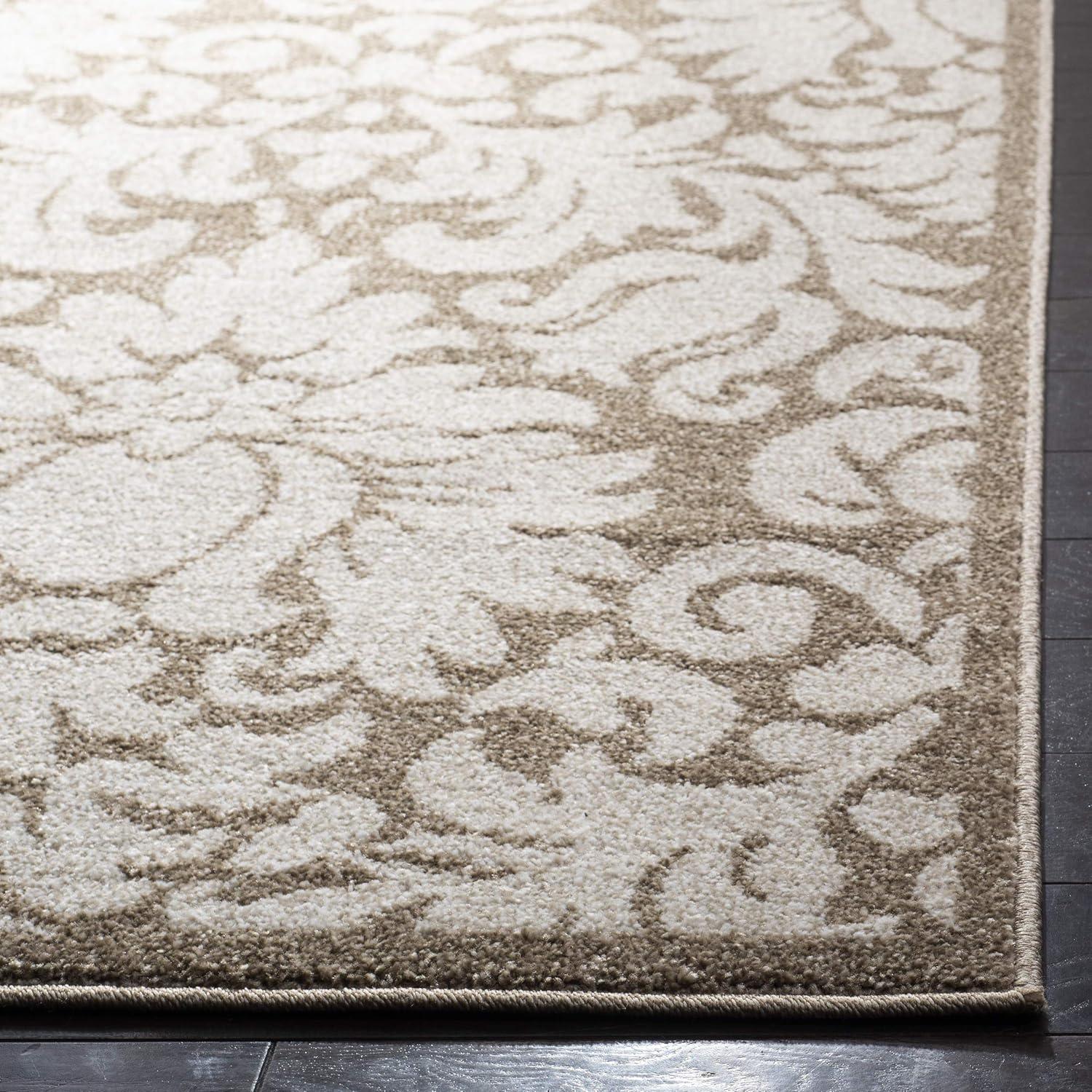 SAFAVIEH Amherst Rosabel Floral Area Rug, Wheat/Beige, 6' x 9'