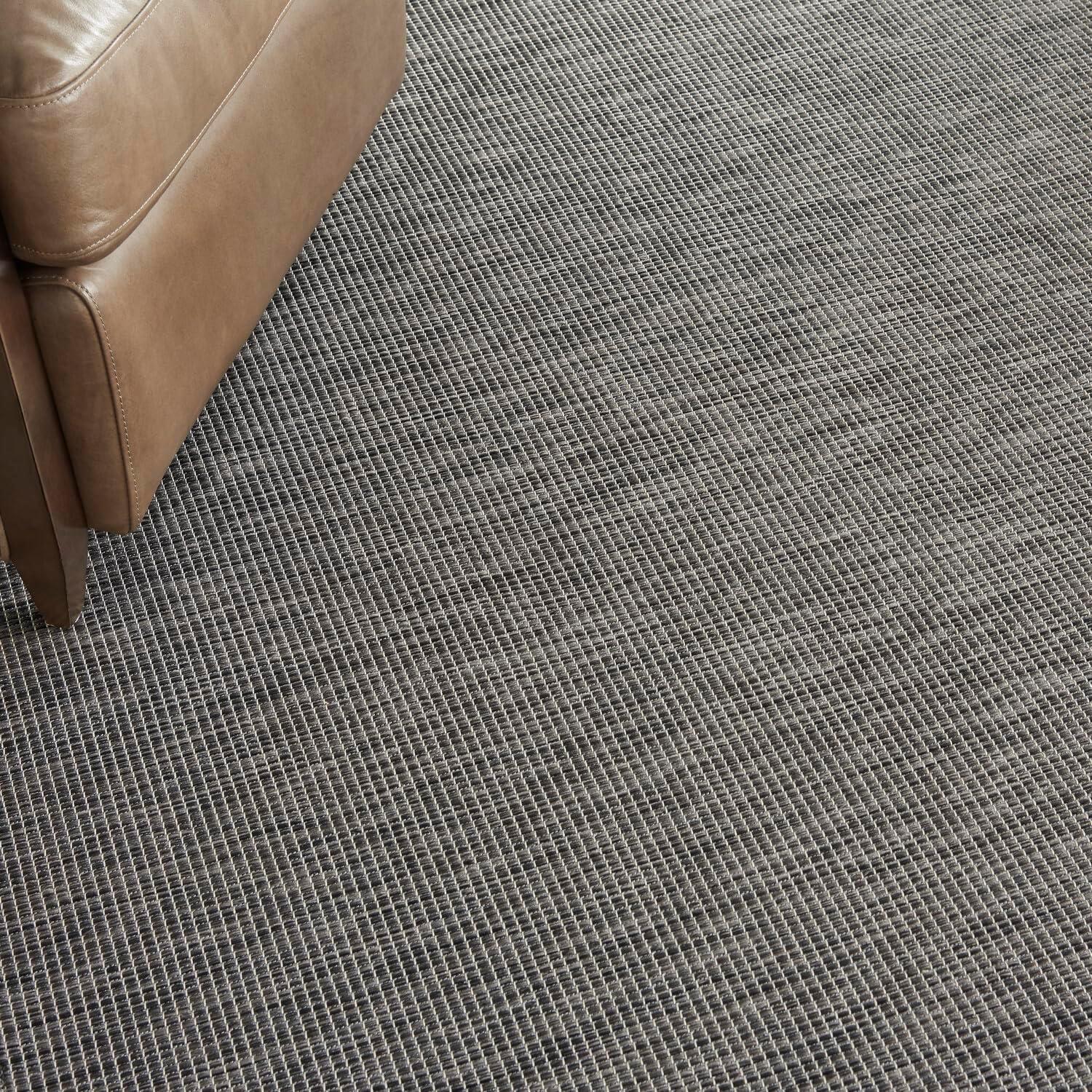 Nourison Positano POS01 Indoor/outdoor Area Rug - Charcoal 7' x 10'