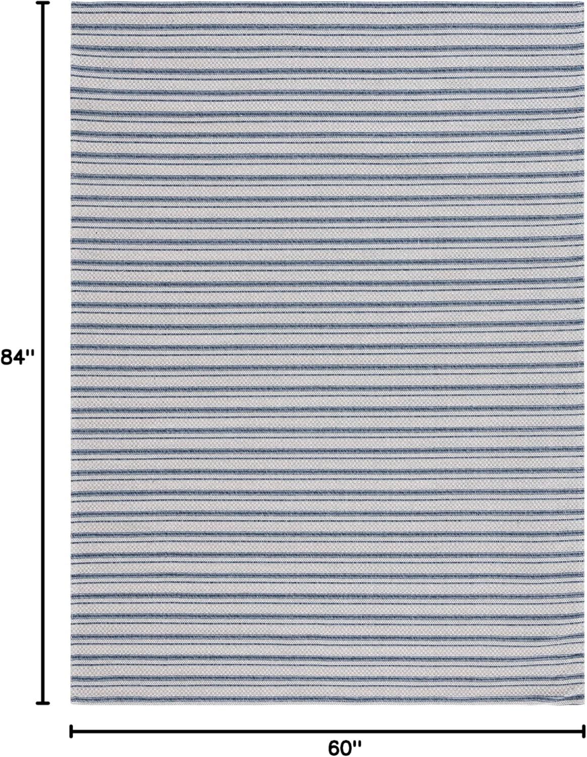 Martha Stewart THA STEWART COT Cotton Striped Rug