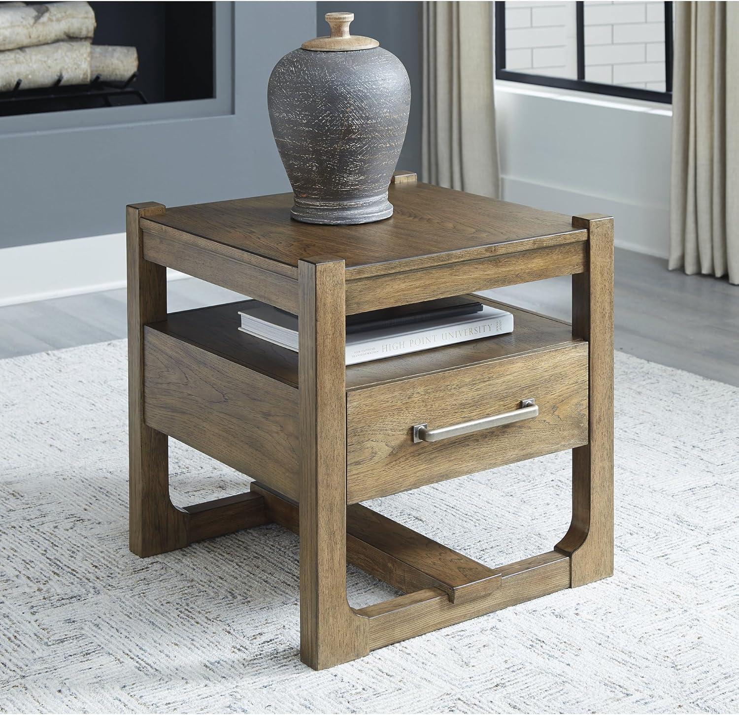 Signature Design by Ashley Casual Cabalynn End Table, Light Brown