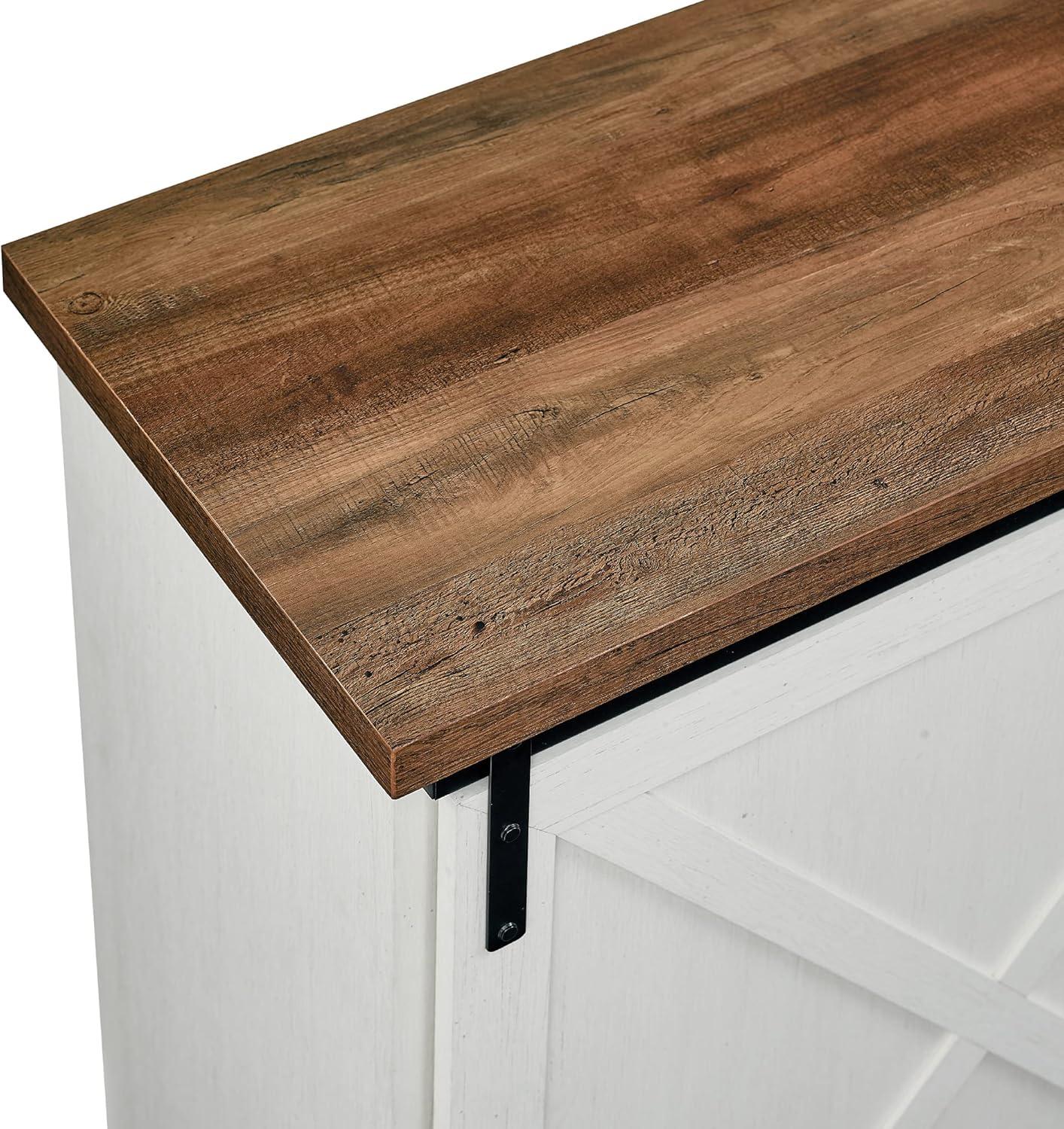 Highland Dunes Analaura 56" Wide Sliding Door Sideboard with 3 Drawers