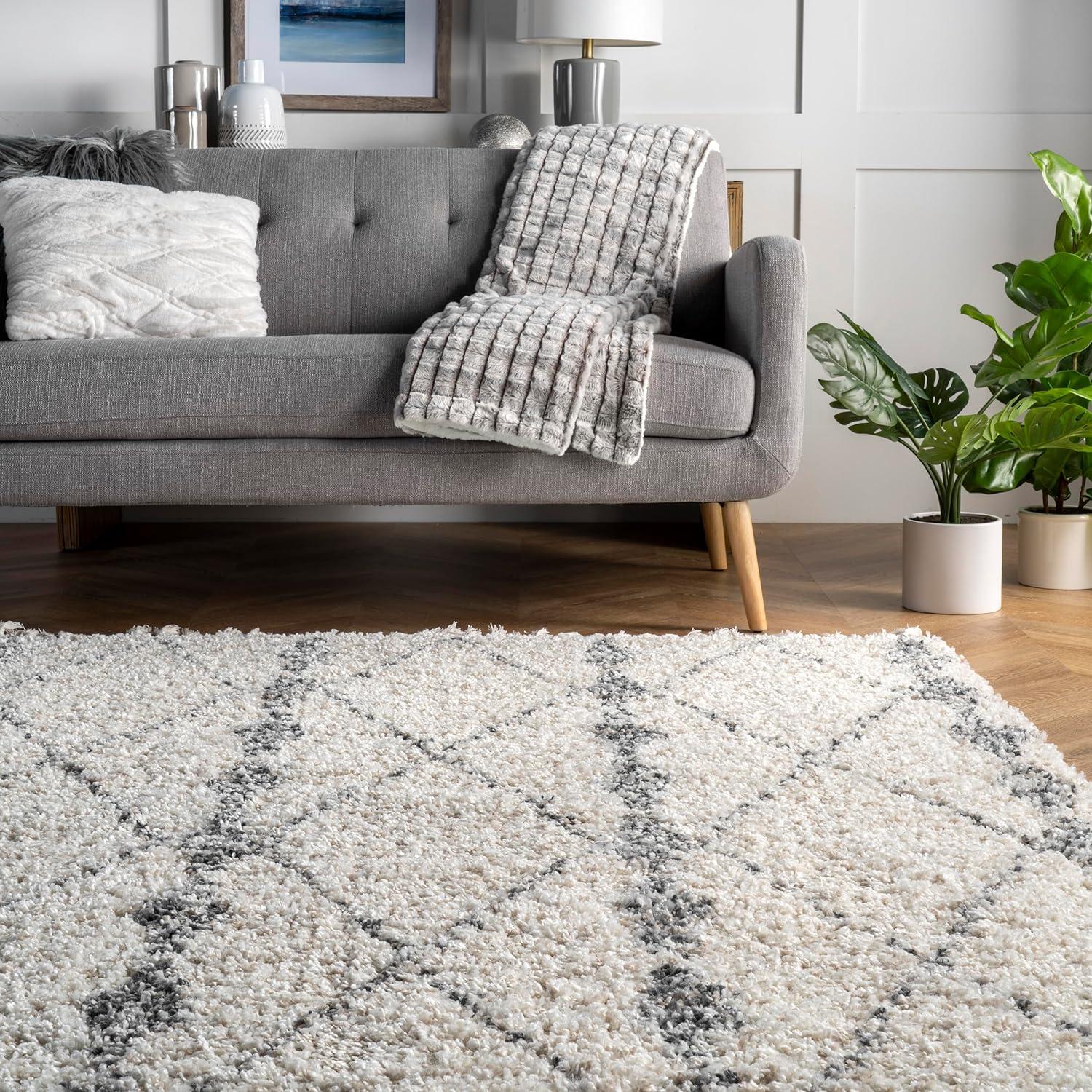 Nuloom Selah Geometric Shag Indoor Area Rug