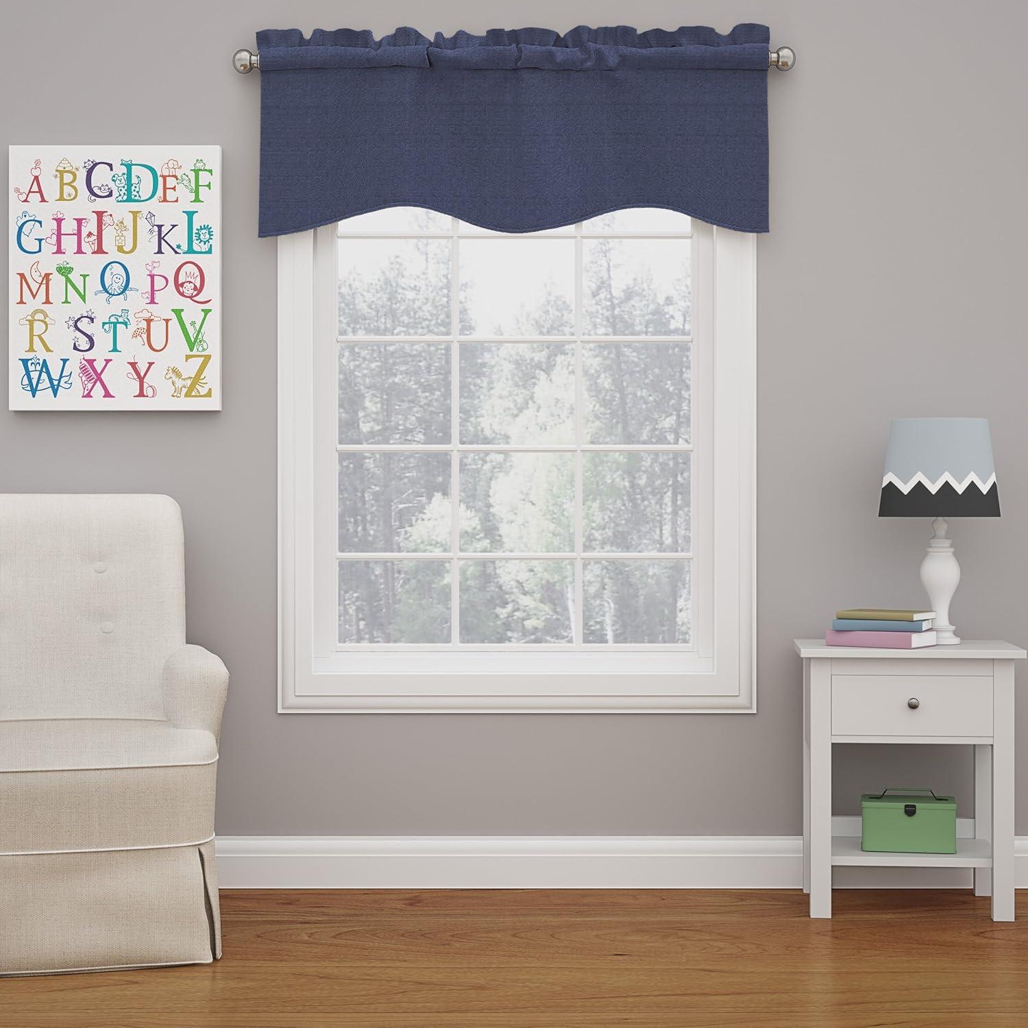 Kendall Scalloped 42'' W Window Valance