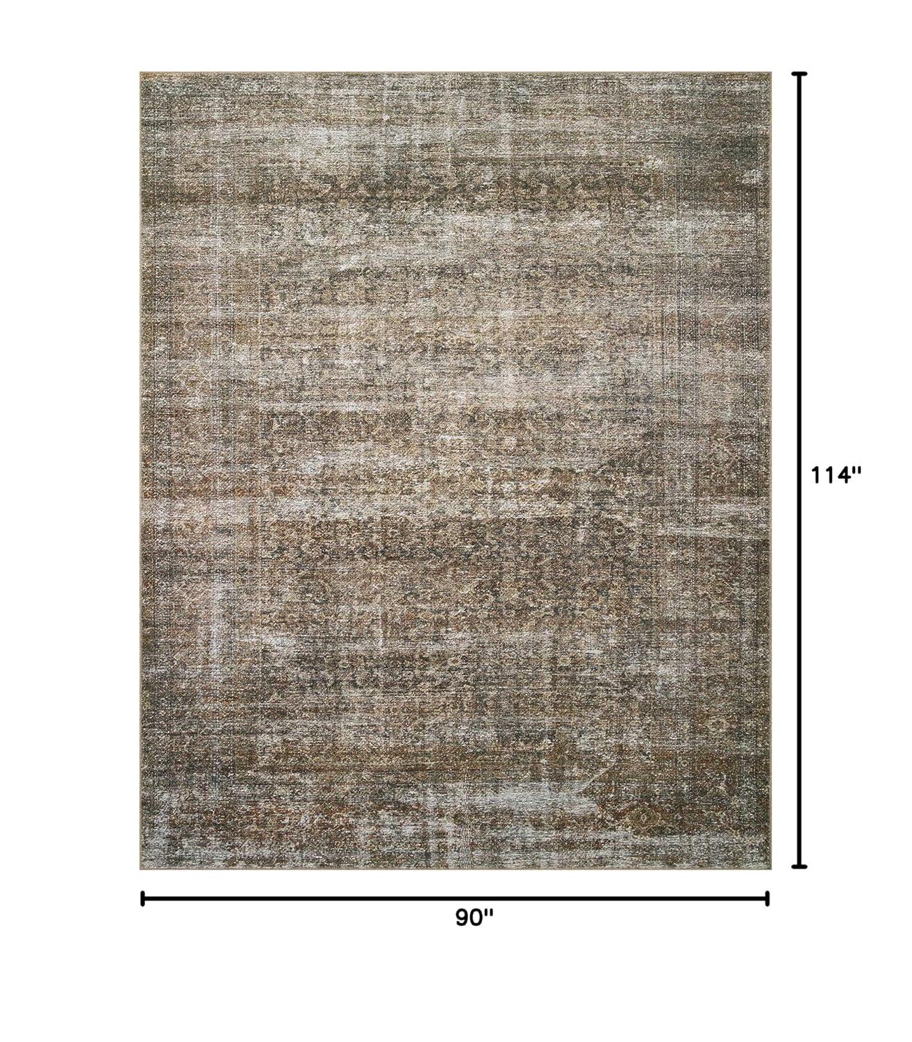 Billie Oriental Tobacco/Rust Area Rug
