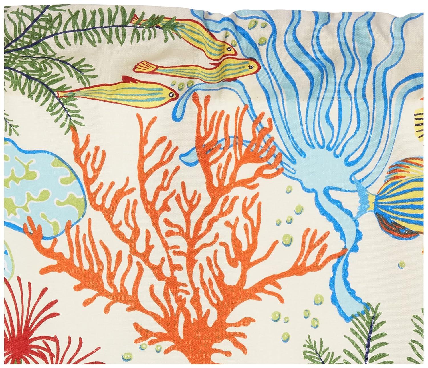 VICTOR MILL Island Breeze Shaped Valance