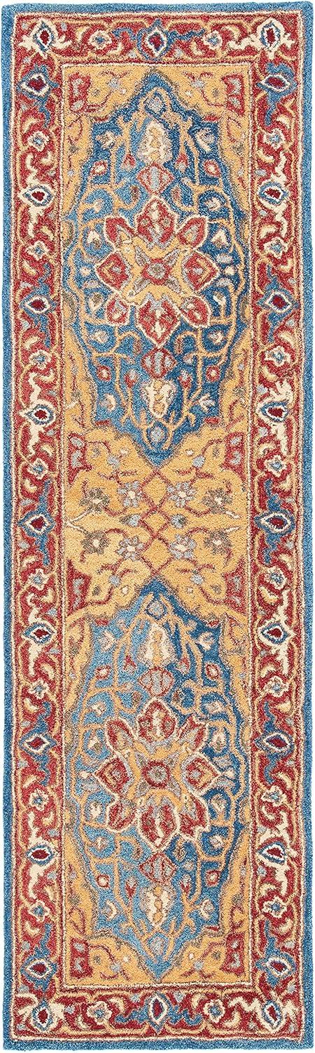 SAFAVIEH Antiquity Louise Oriental Area Rug, Red/Blue, 5' x 8'