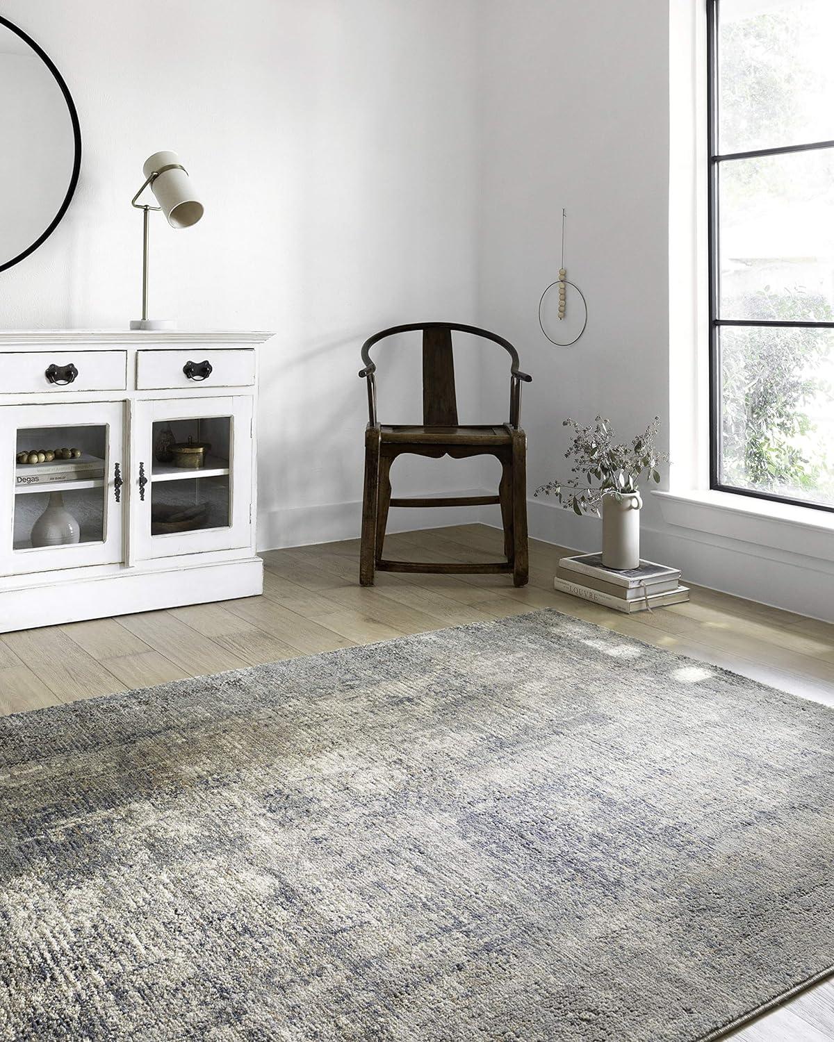 Loloi Teagan Denim / Slate 2'-8" x 7'-6" Runner Rug