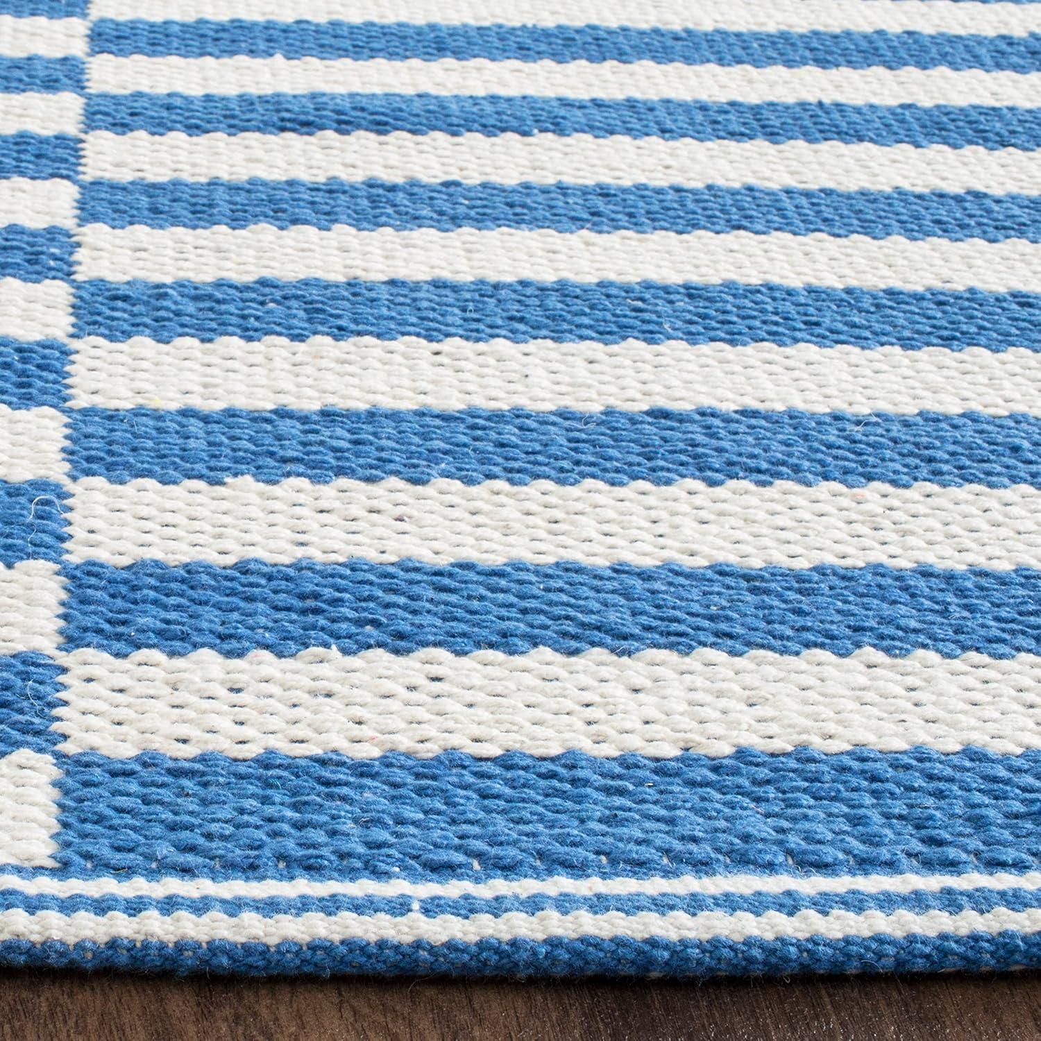 Montauk MTK715 Hand Woven Indoor Area Rug - Ivory/Blue - 8'x10' - Safavieh