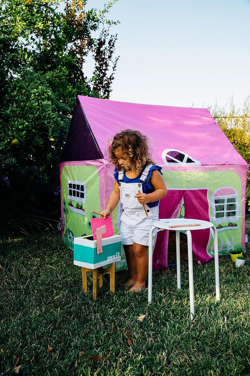 Lil' Cottage House Play Tent with Garden Graphics