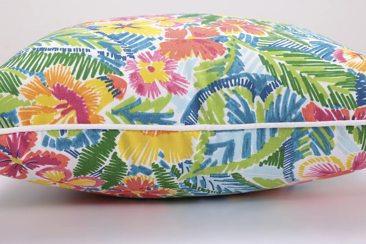 Floral Indoor/Outdoor Throw Pillow (Set of 2)