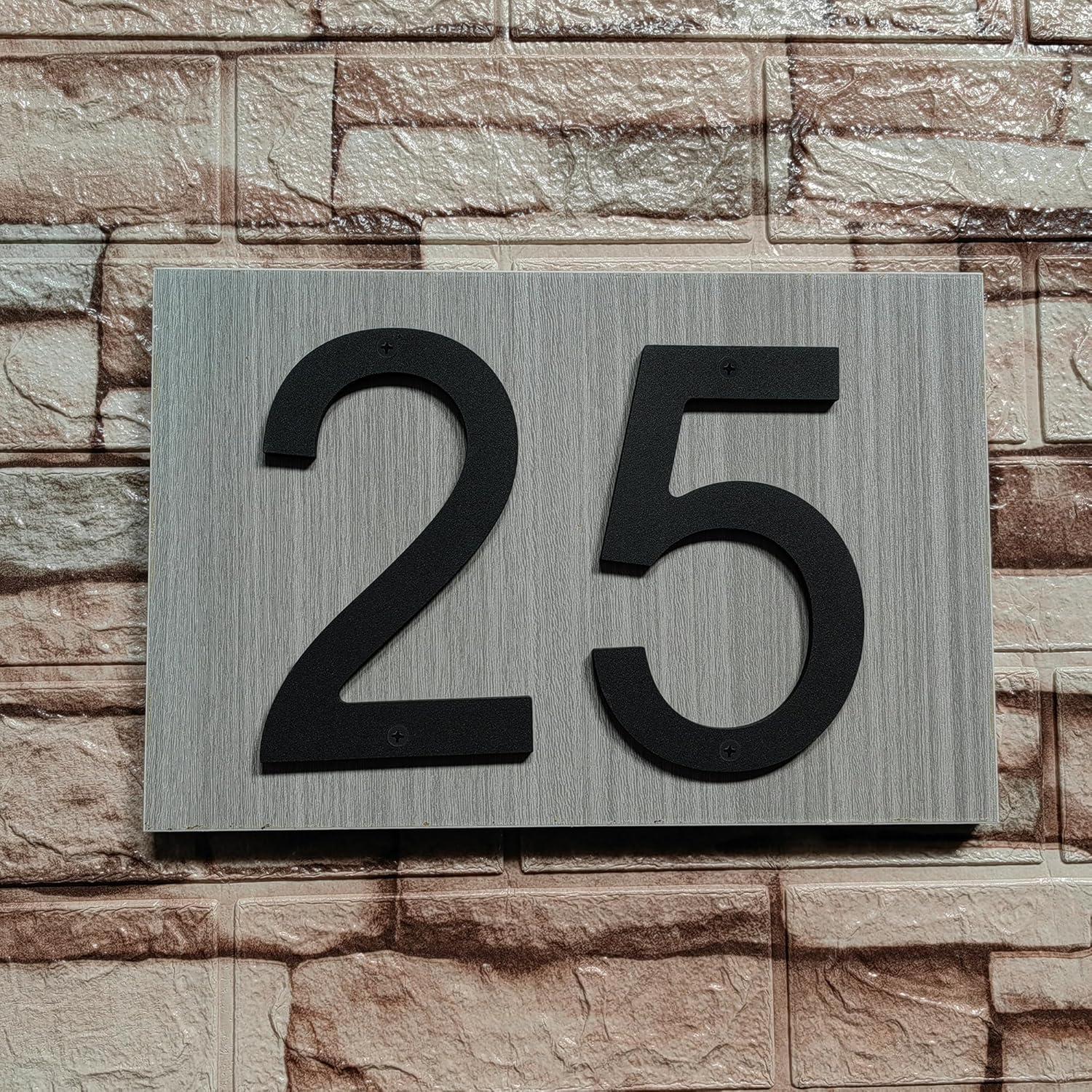 Barton 6'' H Stainless Steel House Number