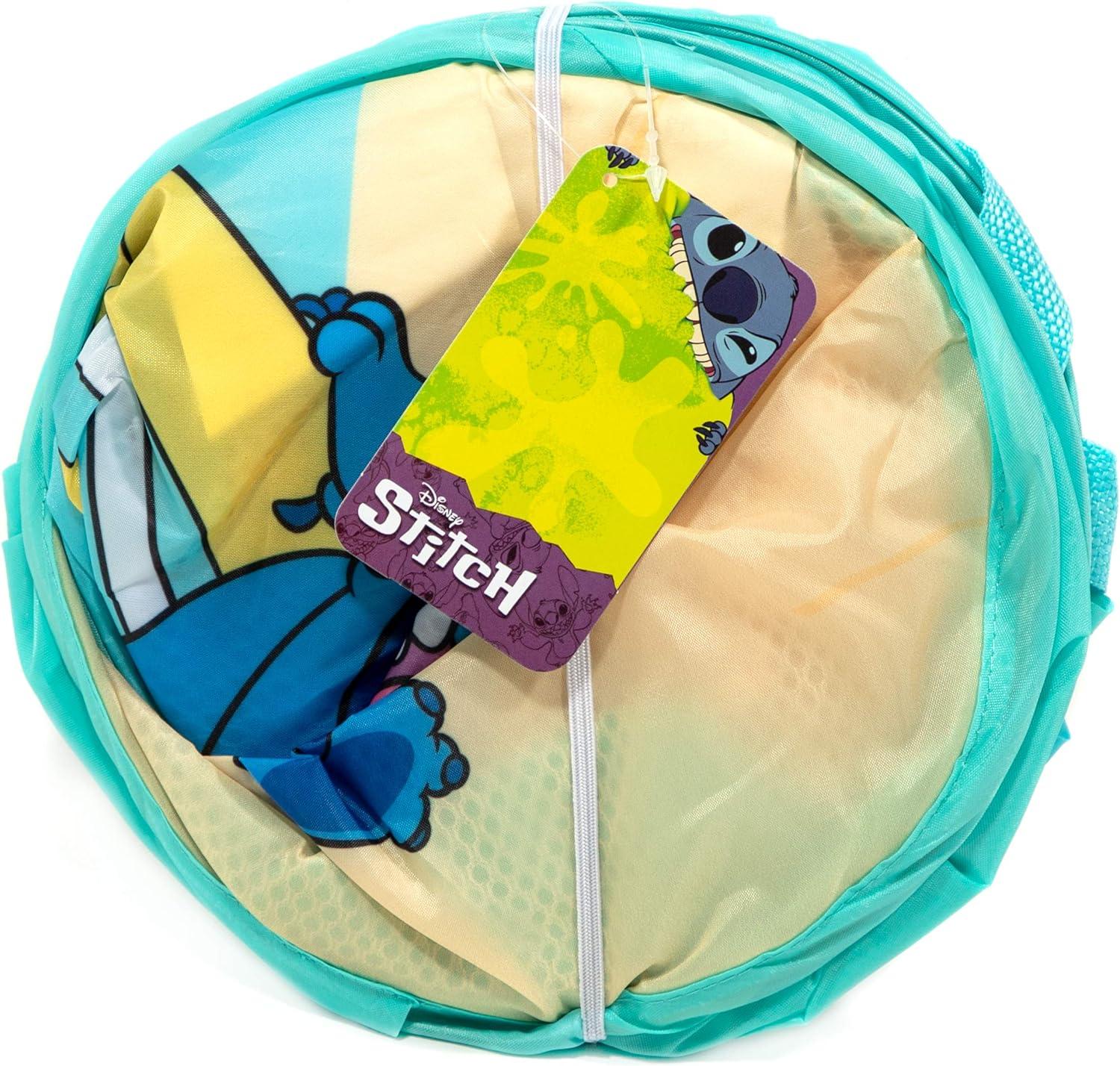 Disney Lilo and Stitch Pop Up Polyester Laundry Hamper, Multicolor