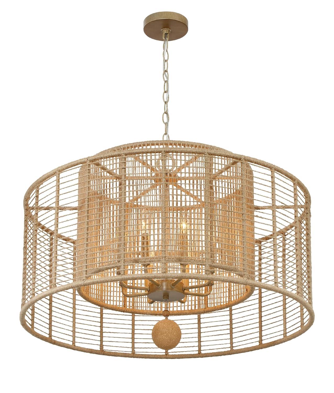 Crystorama Lighting Jayna 8 - Light Chandelier in  Burnished Silver