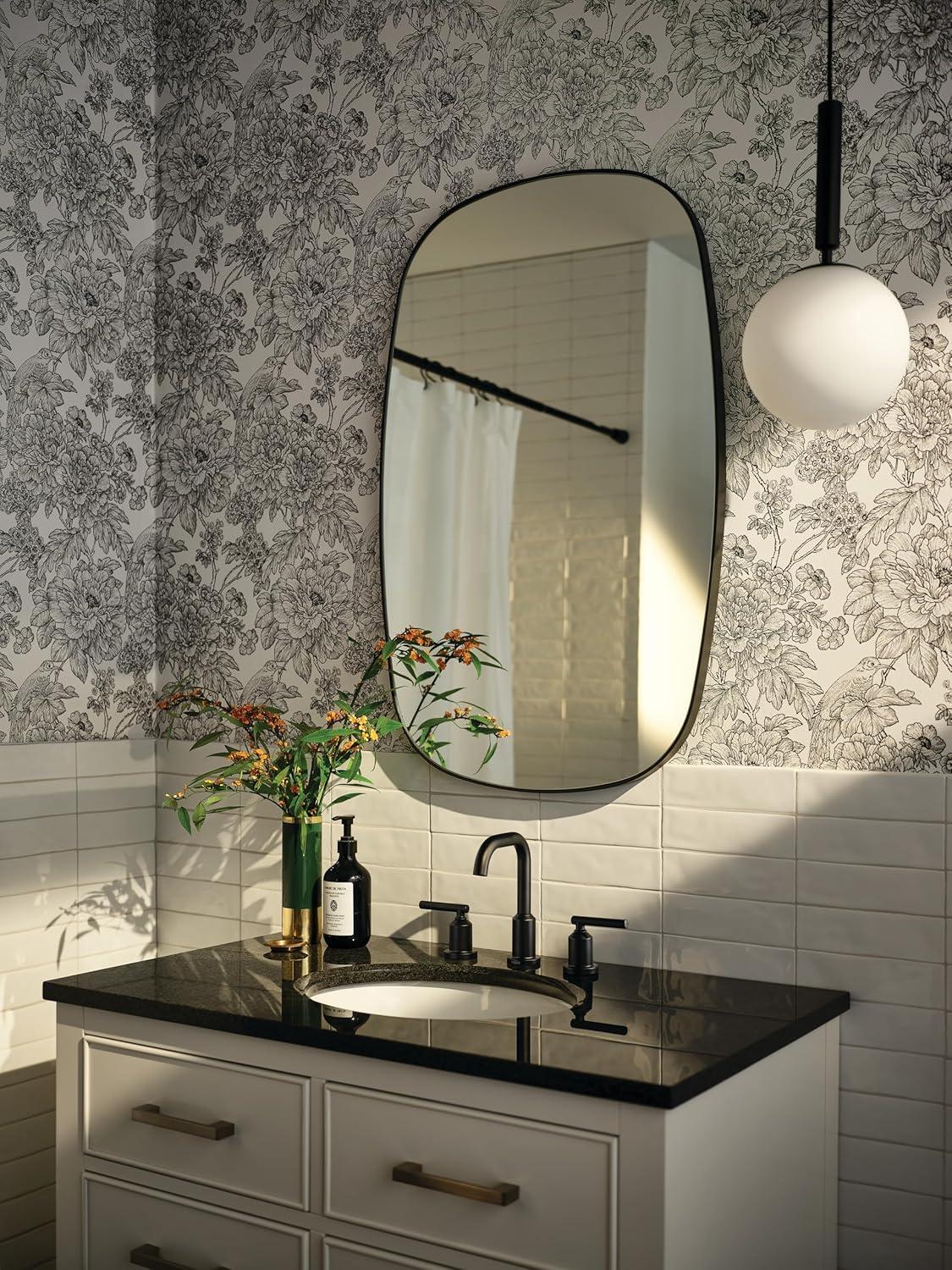 Moen MOEN T6222BL CIA MATTE BLACK TWO-HANDLE HIGH ARC BATHROOM FAUCET T6222BL-1