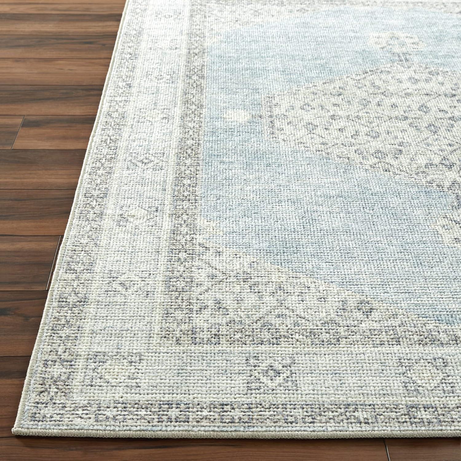 Becki Owens x Livabliss Lila Oriental Dusty Blue Area Rug