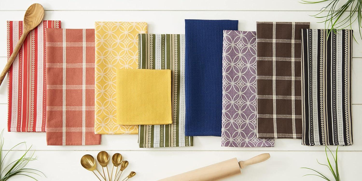 Design Imports  Eggplant Asst Dishtowel & Dishcloth Set/5