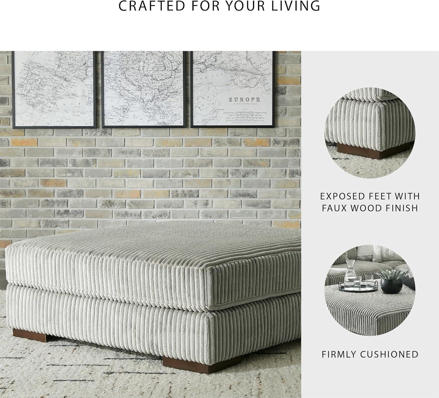 Hokku Designs Lindyn Oversized Accent Ottoman