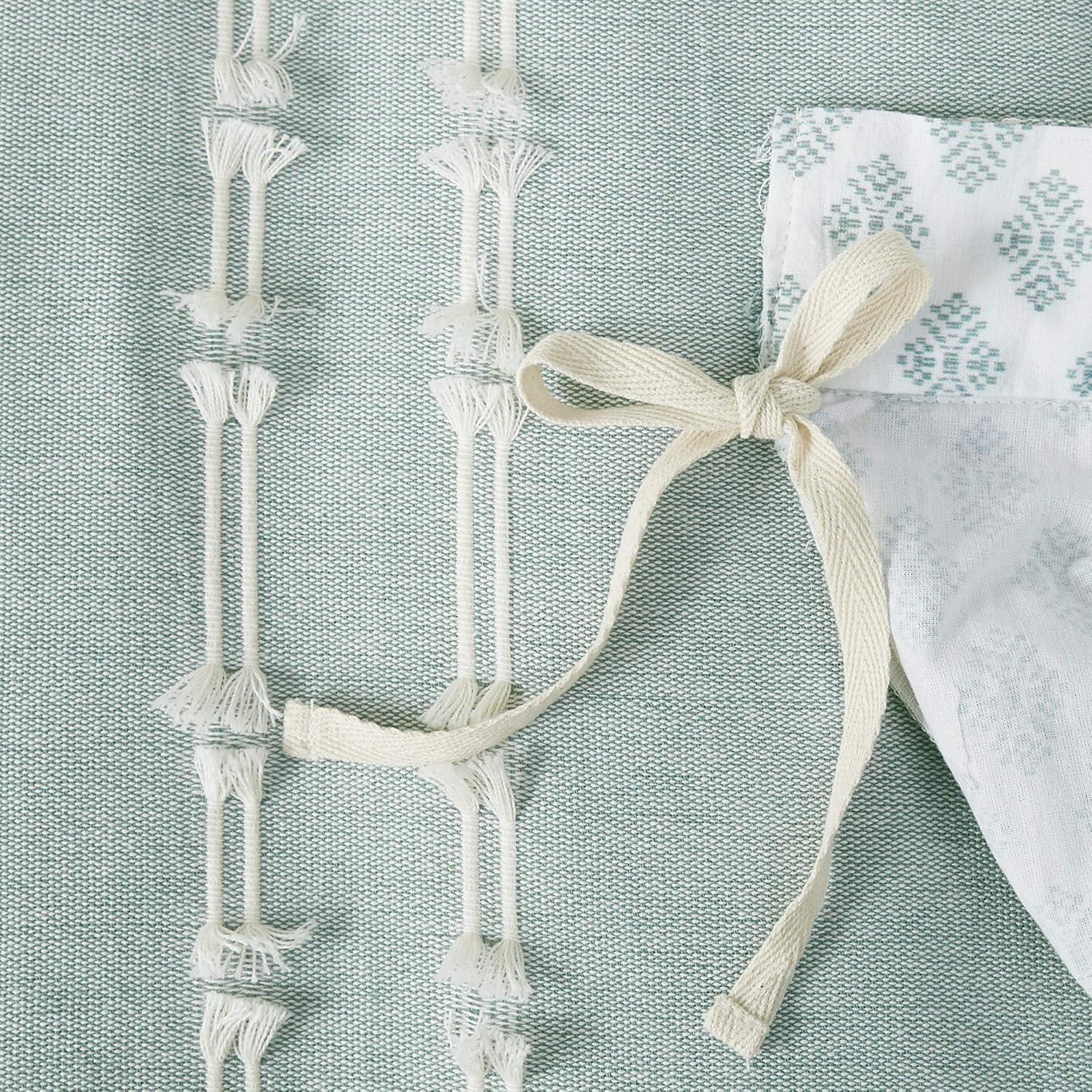 3 Piece Cotton Jacquard Bedding Set