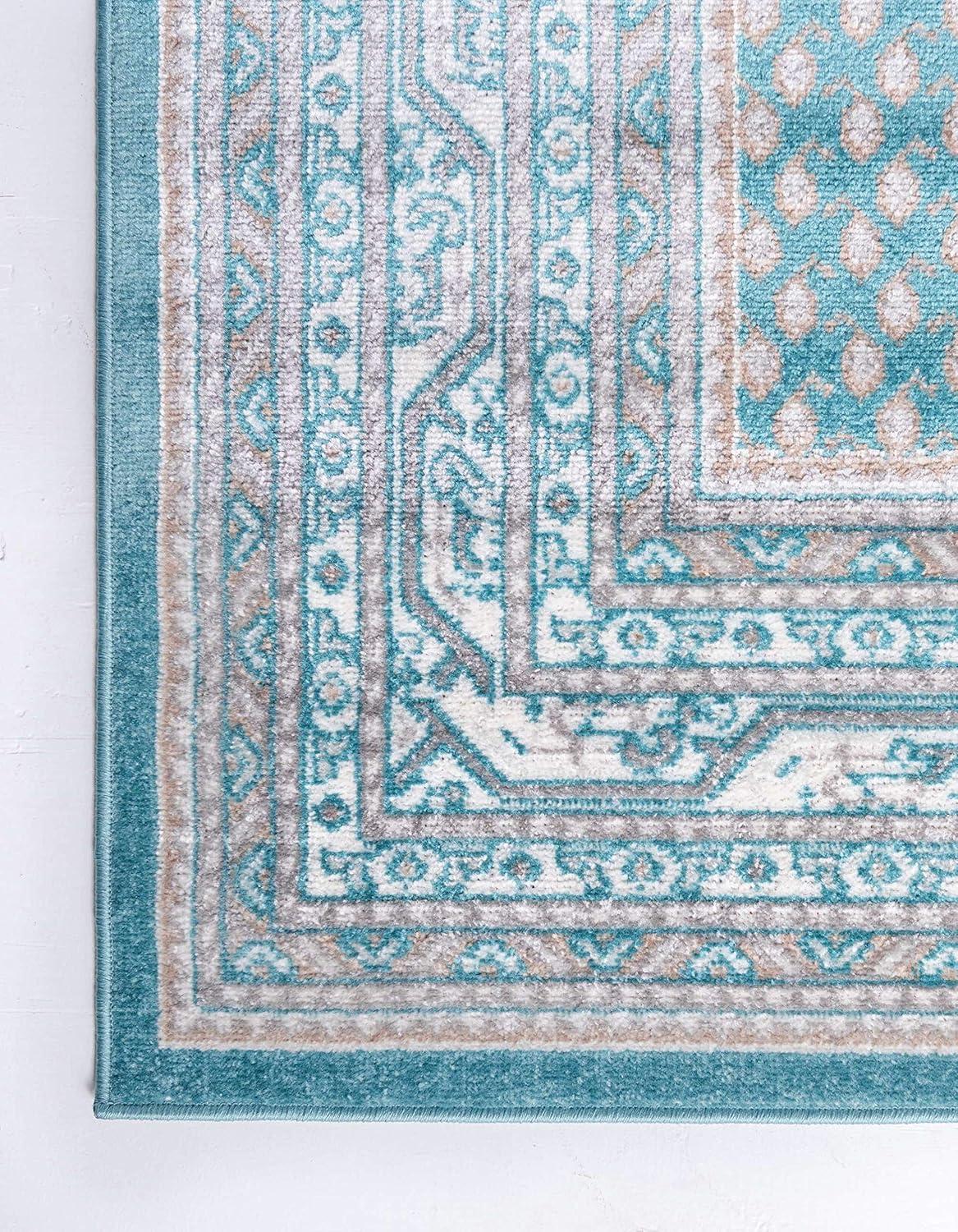 RugPal Wingate Turquoise Area Rug