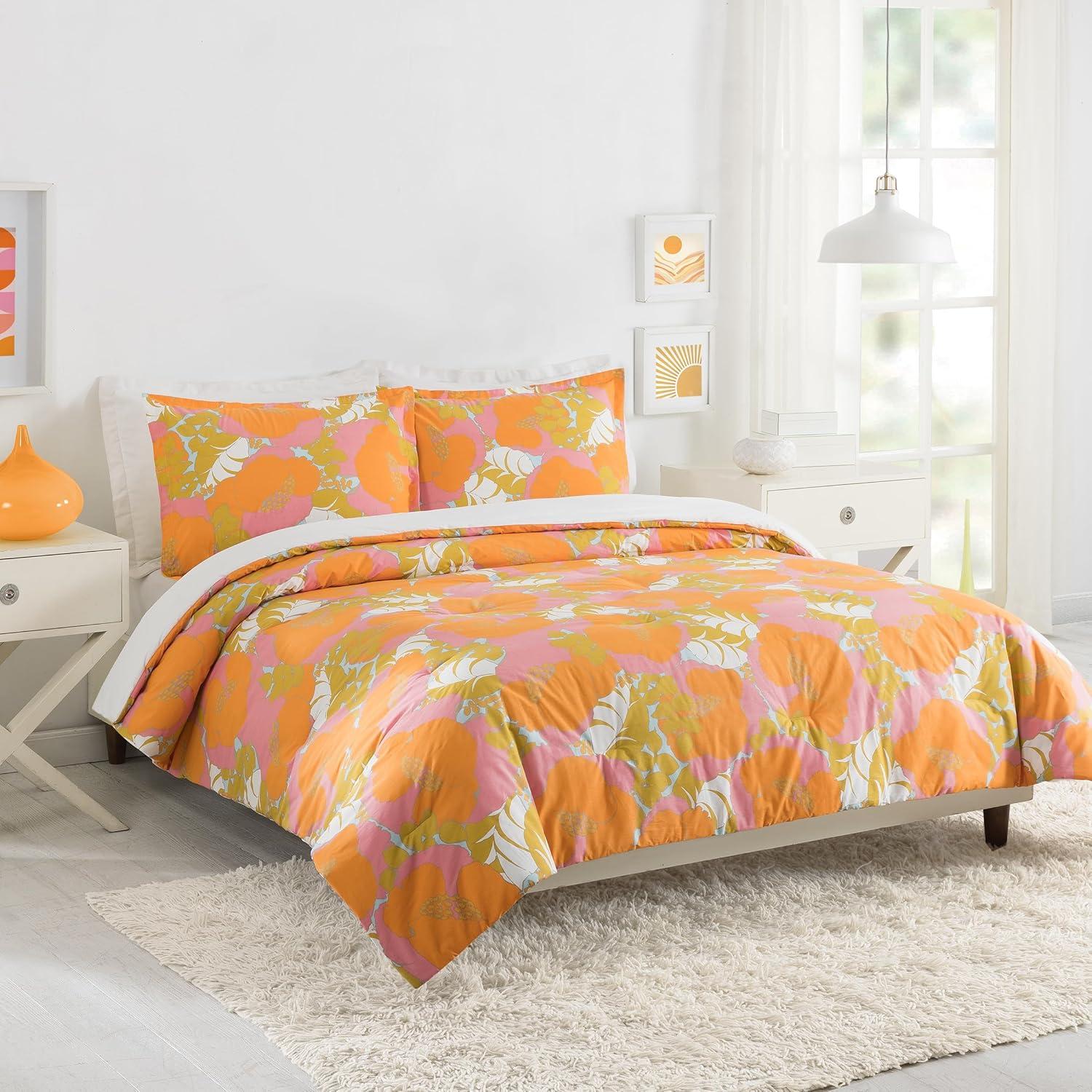 Trina Turk 3pc Summer Floral Comforter Bedding Set