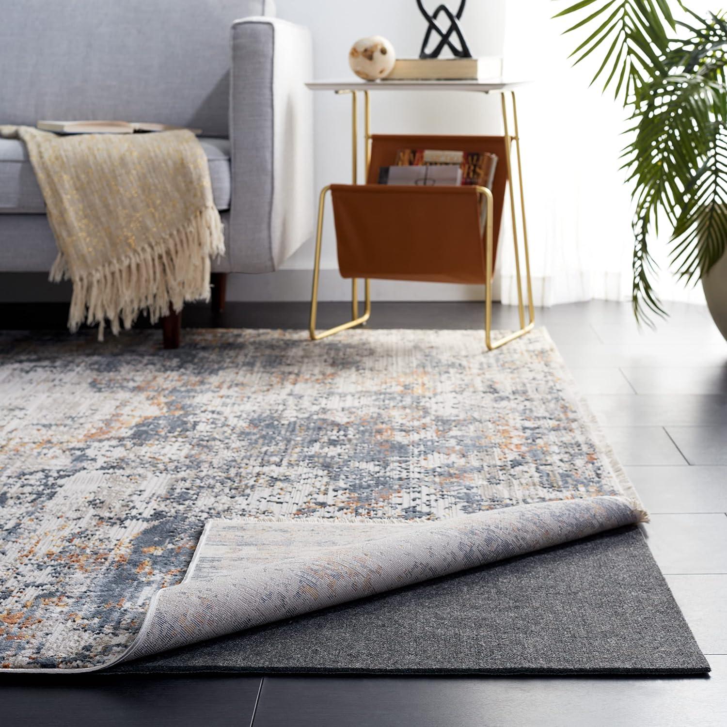Dura Pad PAD130 Power Loomed Indoor Rug Pad - Grey - 6' x 9' - Safavieh