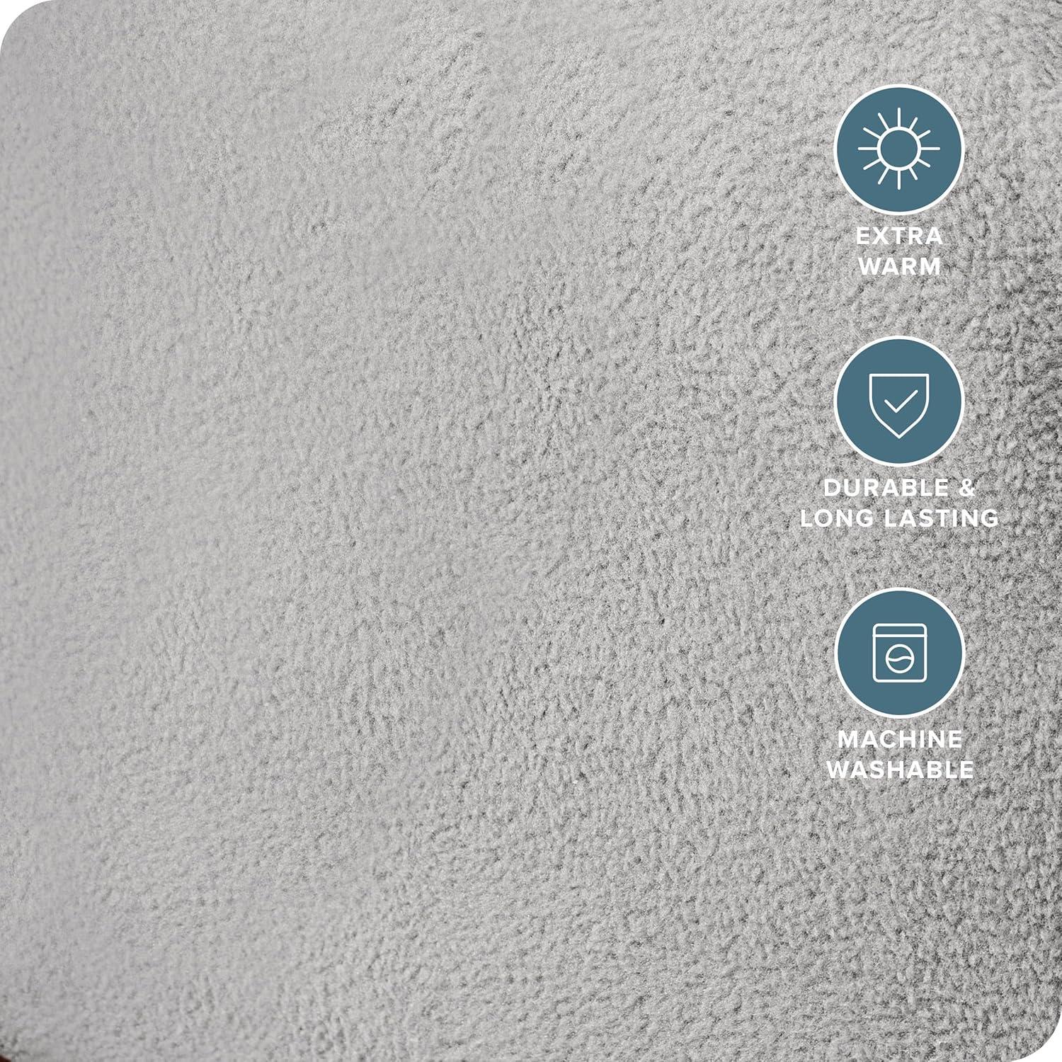 Bare Home Micro Fleece Super Soft Fitted Sheet