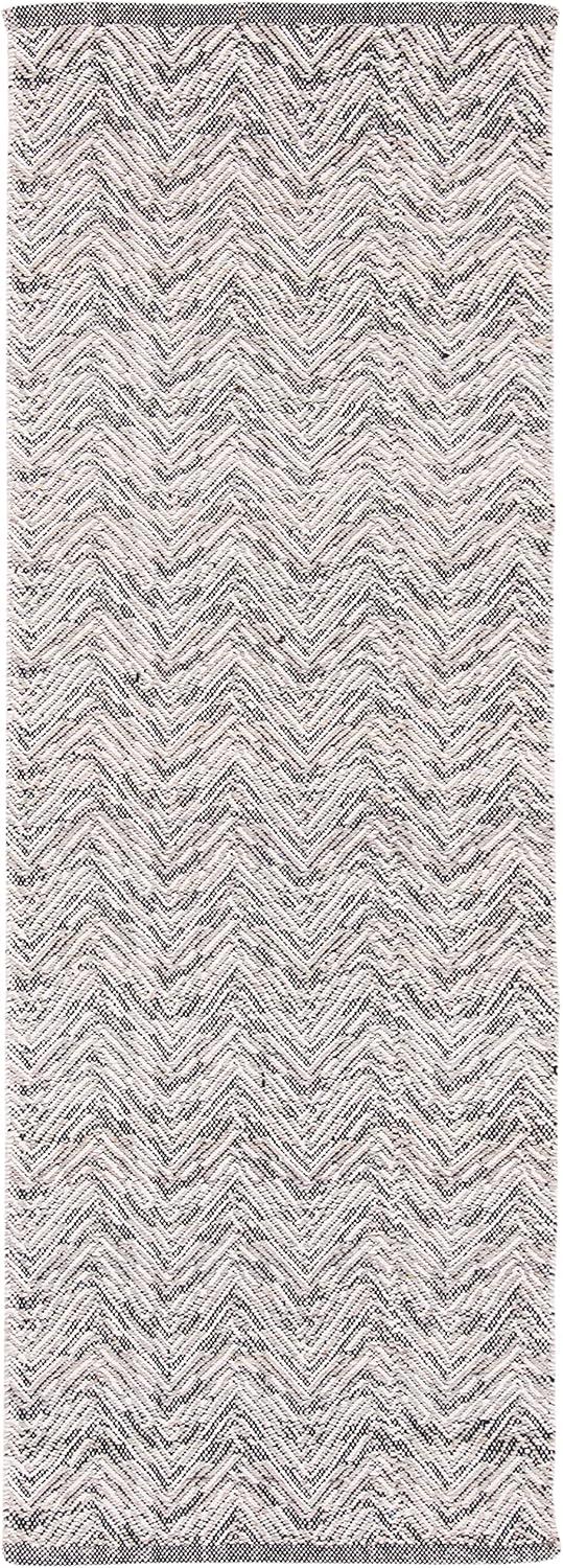 Kilim KLM401 Hand Woven Runner Rug - Grey/Beige - 2'3"x7' - Safavieh