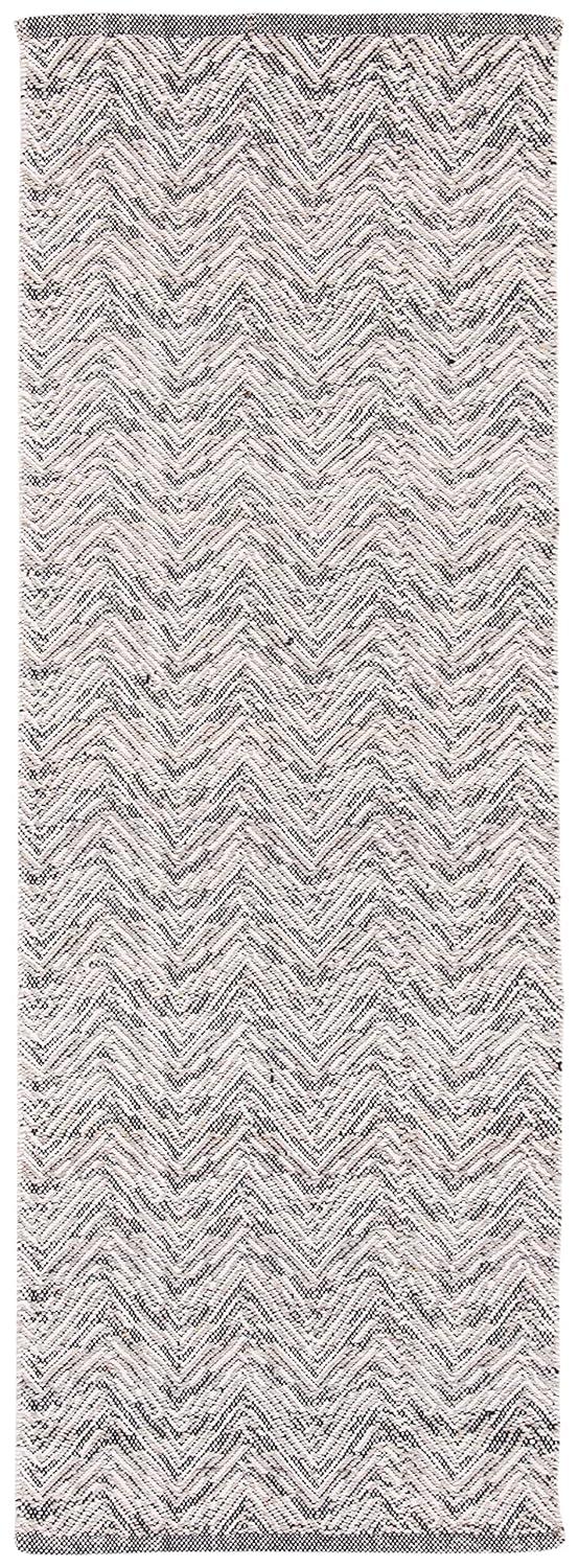 Kilim KLM401 Hand Woven Runner Rug - Grey/Beige - 2'3"x7' - Safavieh