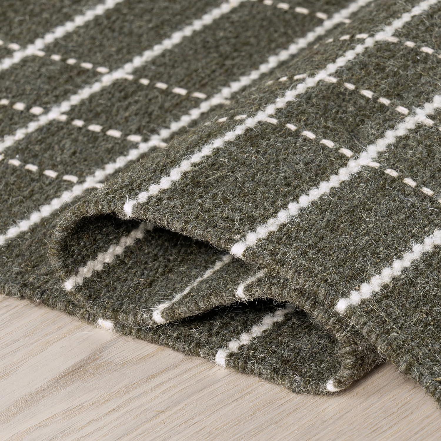 Laurel Foundry Modern Farmhouse® Charlie Plaid Wool Area Rug