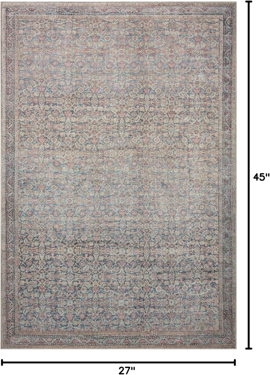 Loloi II Adrian Denim / Multi 2'-3" X 3'-9" Accent Rug