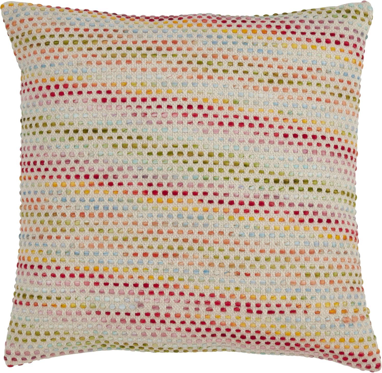 Saro Lifestyle Confetti Pillow - Down Filled, 20" Square, Multi