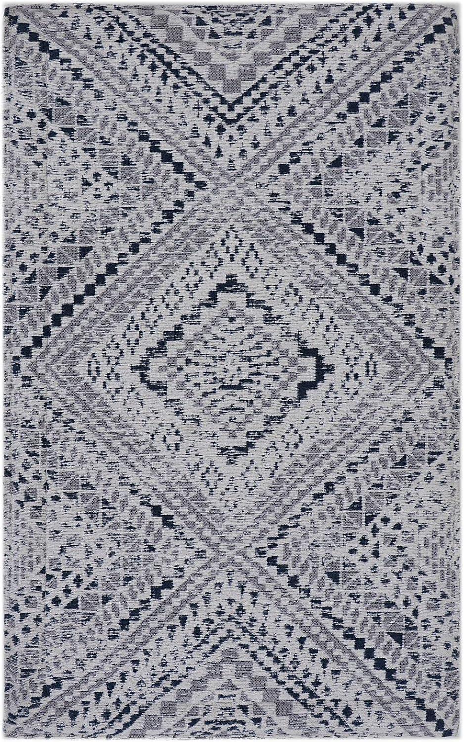 Rugsmith Gray Machine Woven Cheyenne Anti-Fatigue Kitchen Mat, 20" x 36"