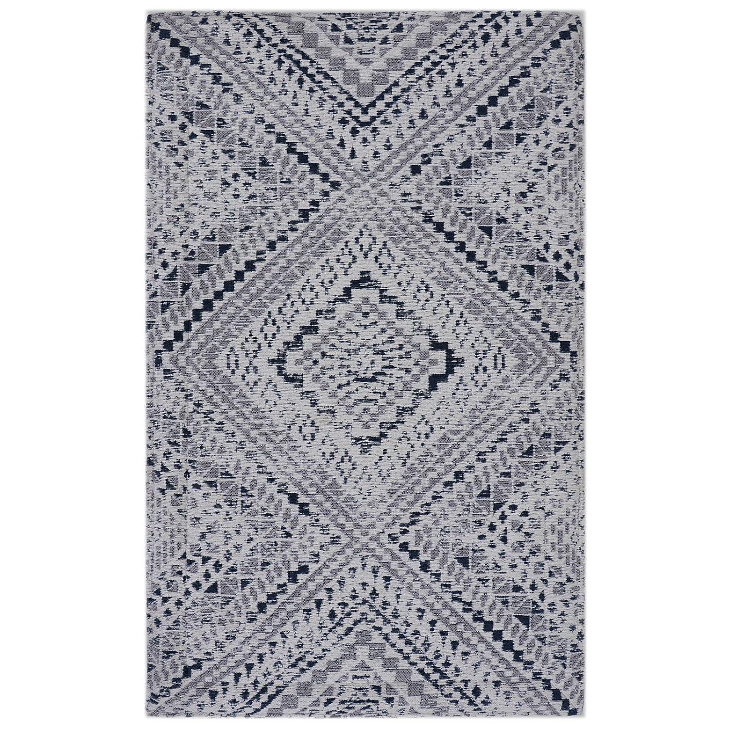 Rugsmith Gray Machine Woven Cheyenne Anti-Fatigue Kitchen Mat, 20" x 36"