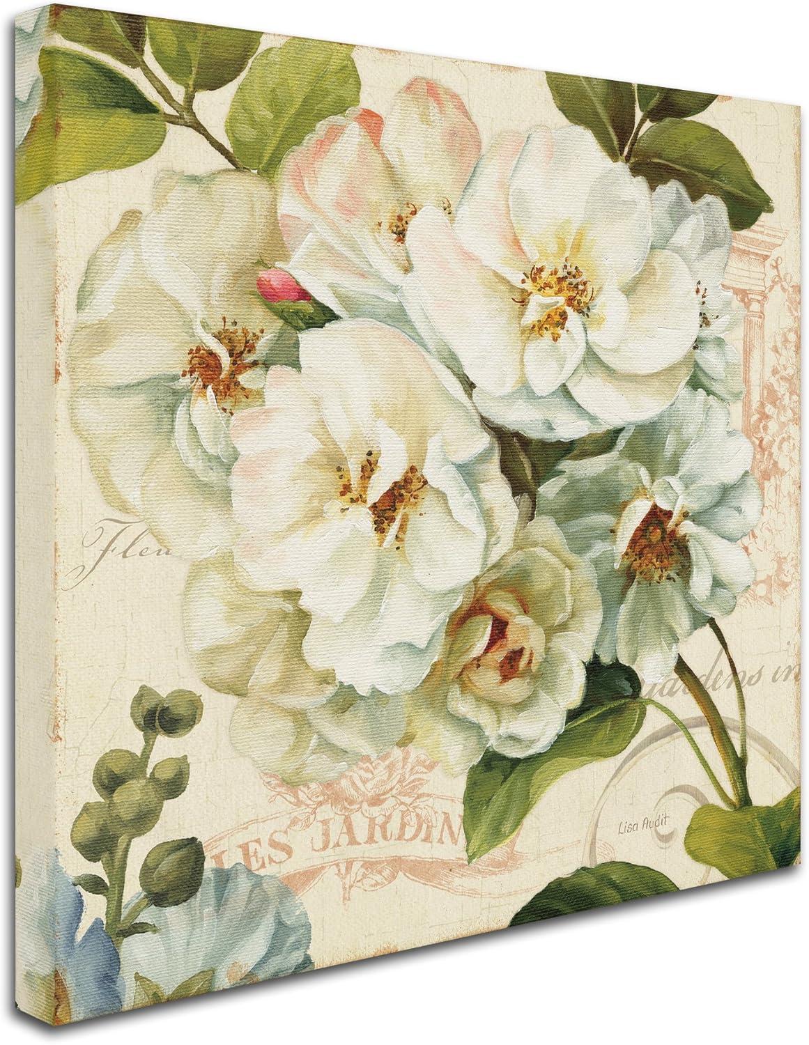 Trademark Fine Art "Les Jardin III" Lienzo Art de Lisa Audita