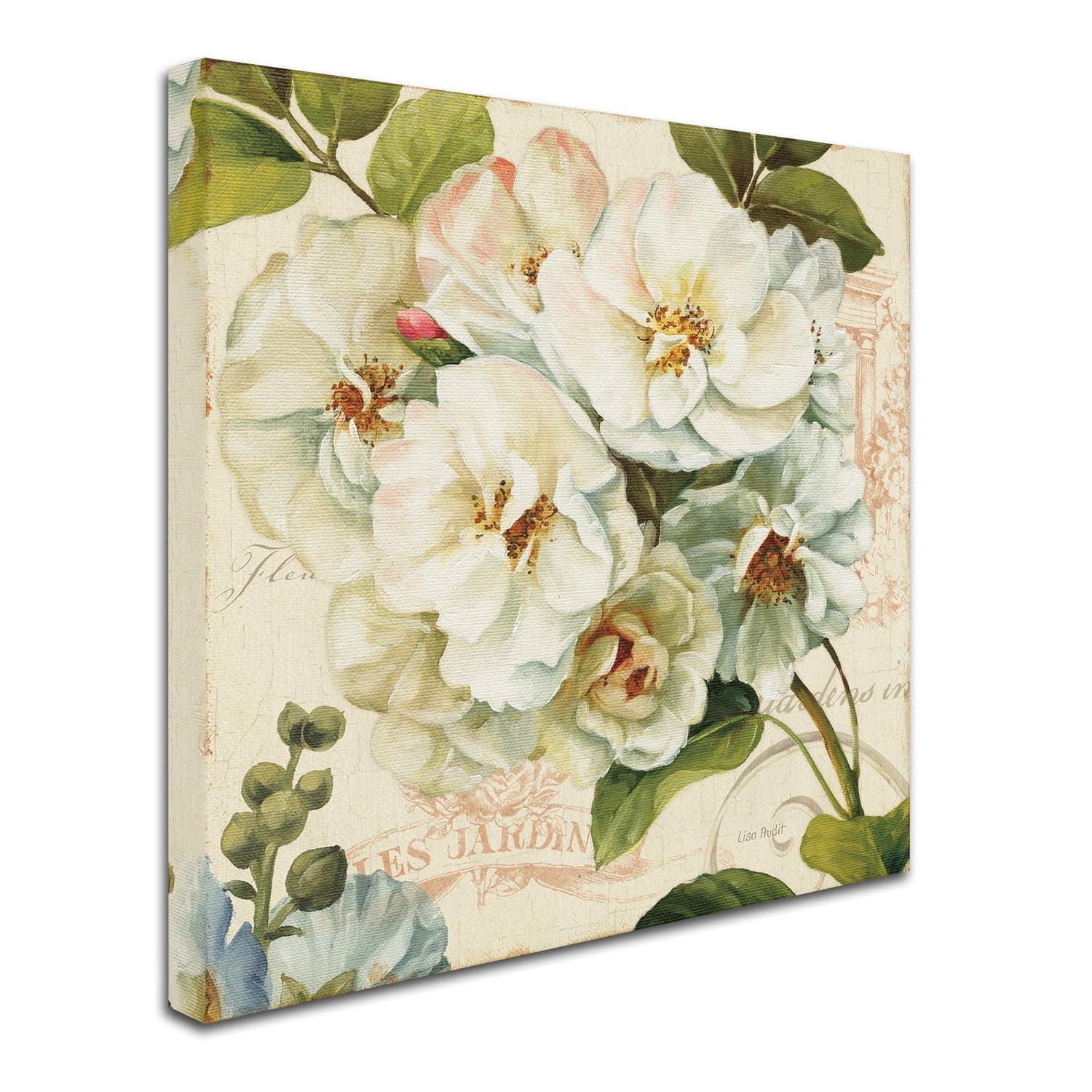 Trademark Fine Art "Les Jardin III" Lienzo Art de Lisa Audita