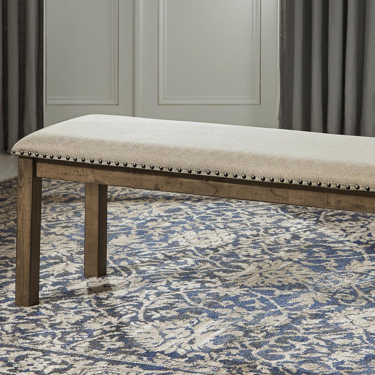 Signature Design by Ashley Casual Moriville Counter Height Dining Bench  Beige