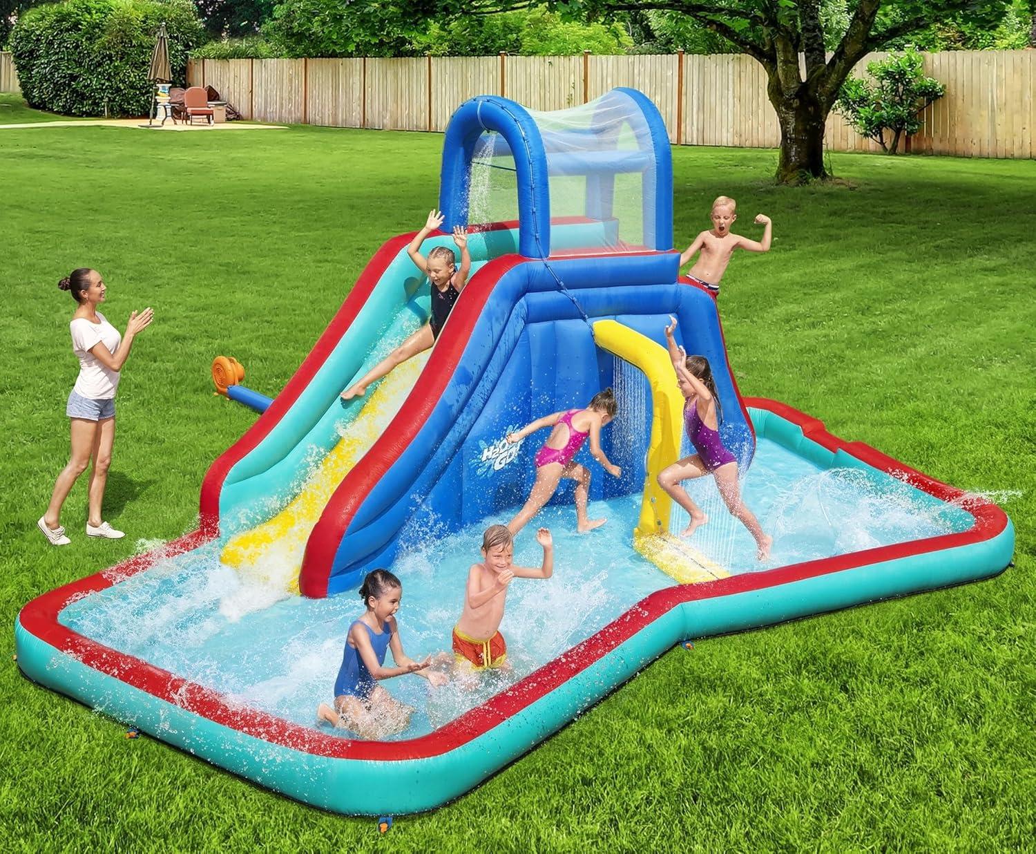 Bestway 13' x 19' Inflatable Water Slide with Air Blower