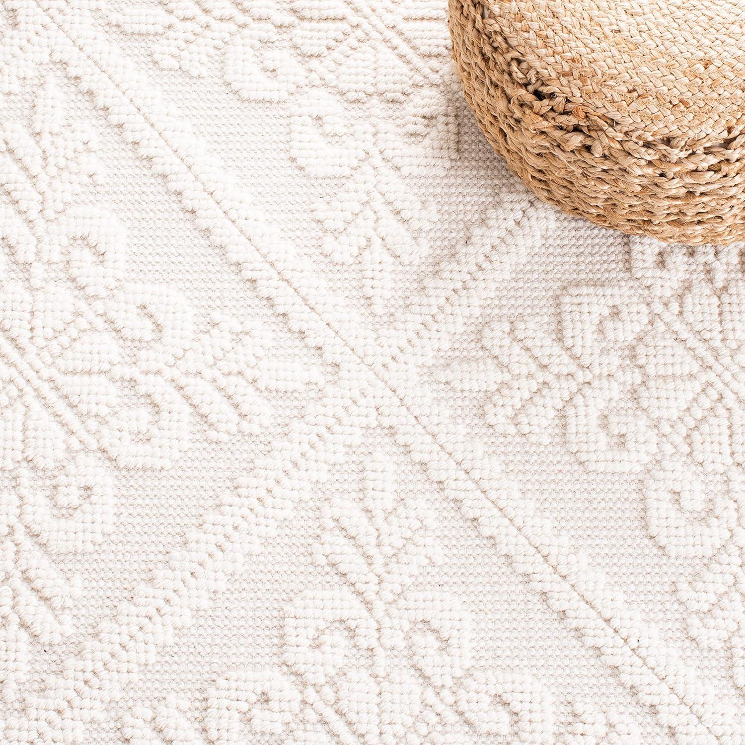 Vermont VRM306 Hand Woven Indoor Accent Rug - Ivory - 3'x5' - Safavieh