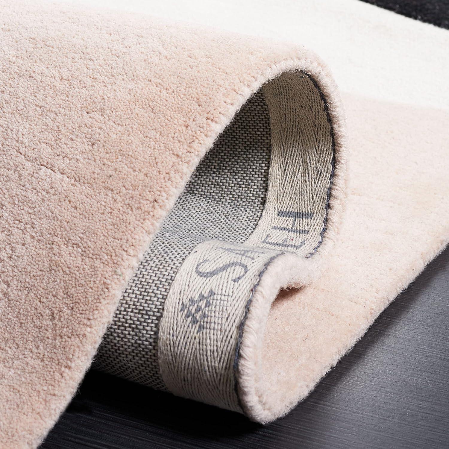 Rodeo Drive RD860 Hand Tufted Indoor Area Rug - 8'x10' - Ivory/Blush - Safavieh