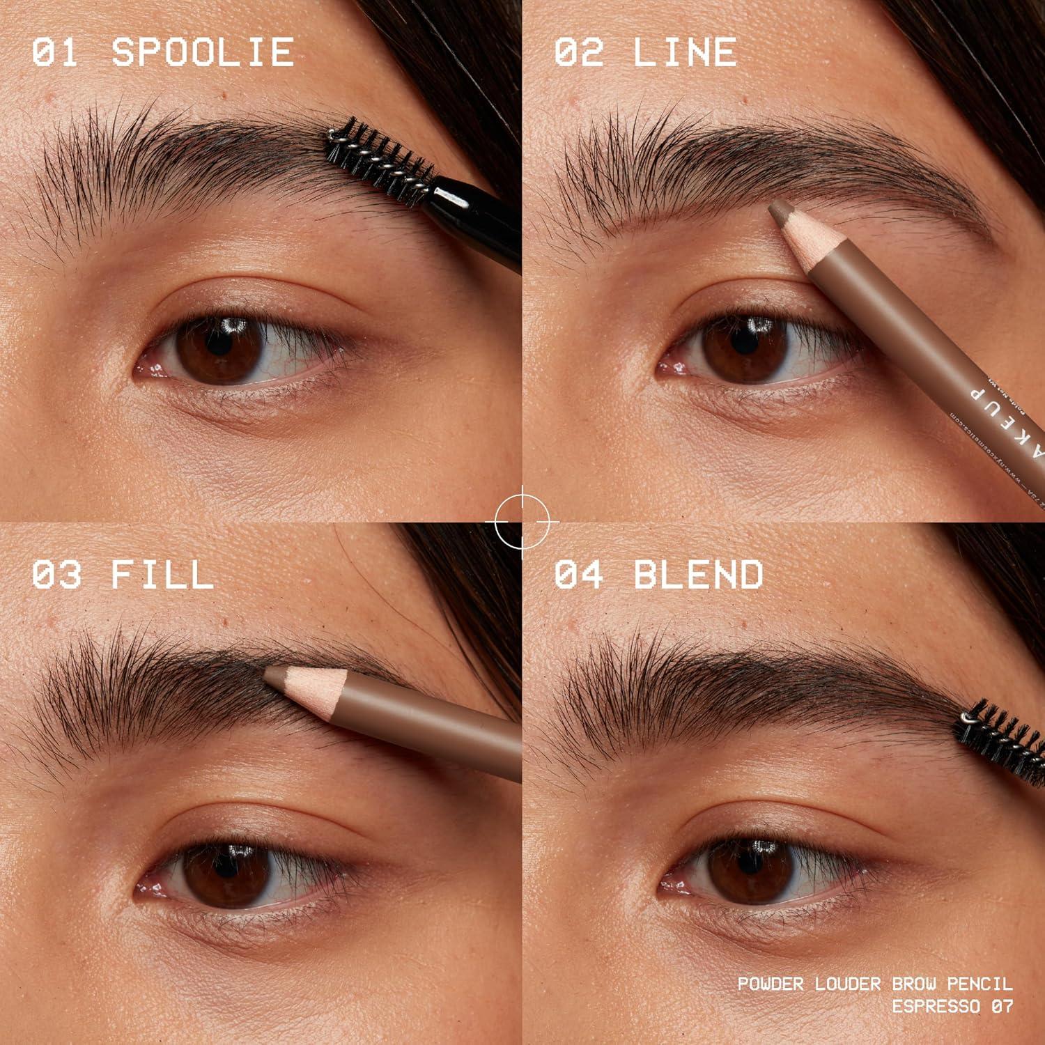 Black Bamboo Fiber Volumizing Brow Pencil with Spoolie