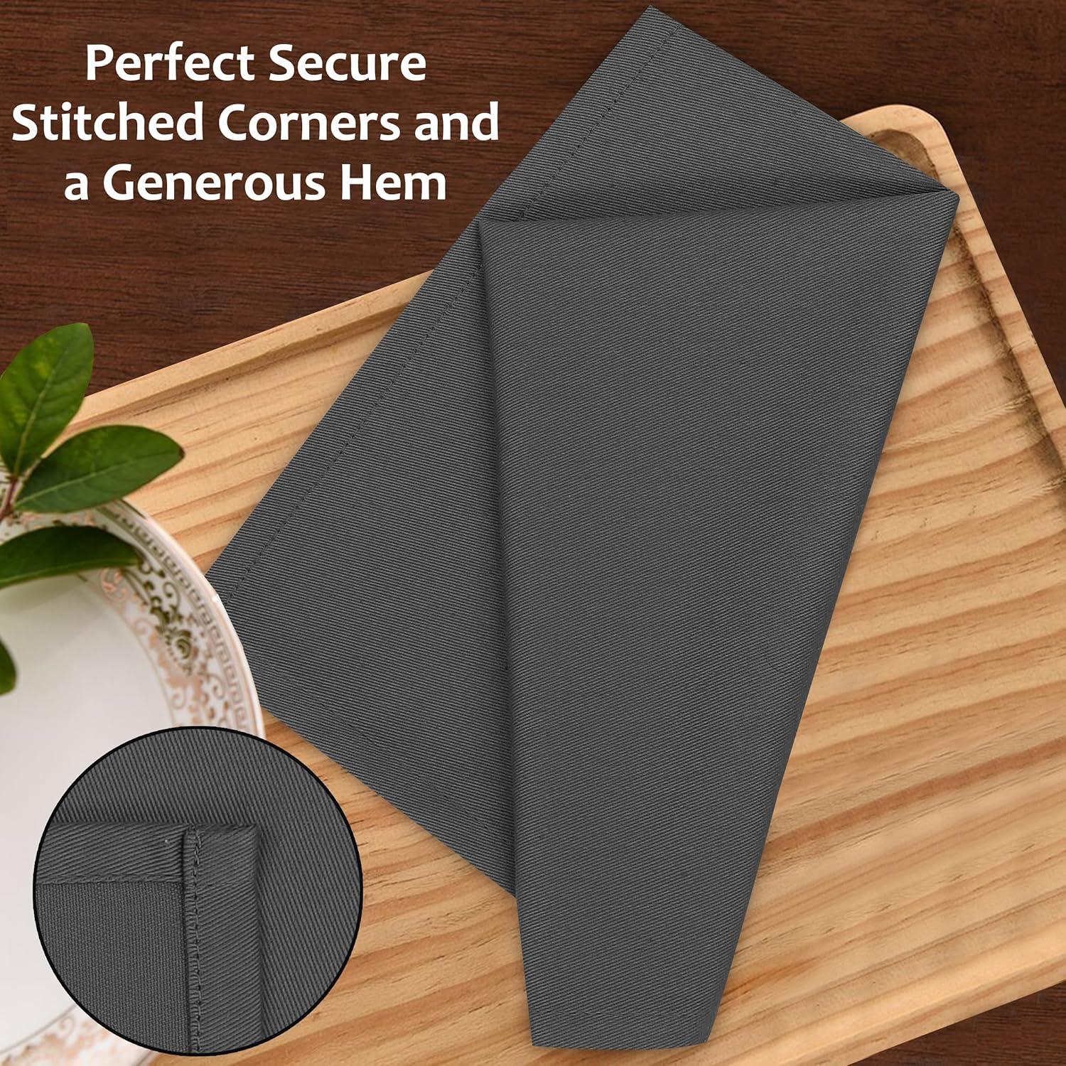 Poly Cotton Enrich Twill Cloth Napkins